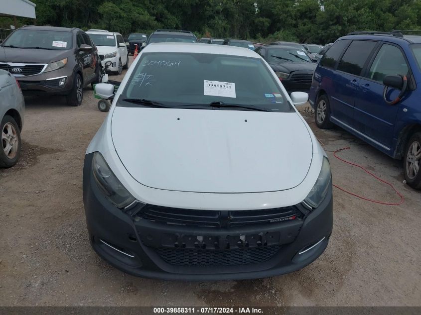 2015 Dodge Dart Sxt VIN: 1C3CDFBB1FD309064 Lot: 39858311