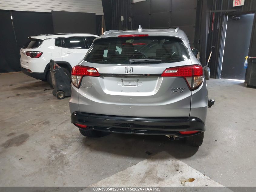 2019 Honda Hr-V Sport VIN: 3CZRU6H12KG734787 Lot: 39858323