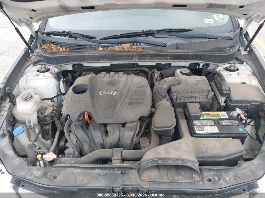 2011 Hyundai Sonata Se VIN: 5NPEC4AC3BH278832 Lot: 39858325