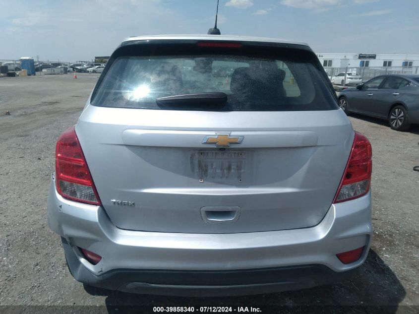 2019 Chevrolet Trax Ls VIN: 3GNCJKSB1KL192773 Lot: 39858340