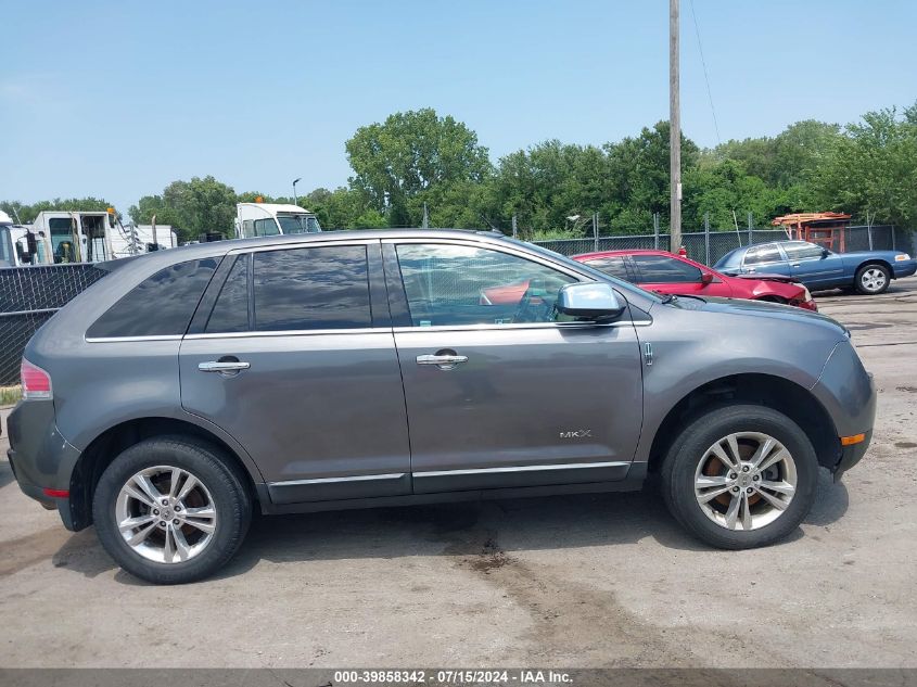 2010 Lincoln Mkx VIN: 2LMDJ8JC0ABJ23299 Lot: 39858342