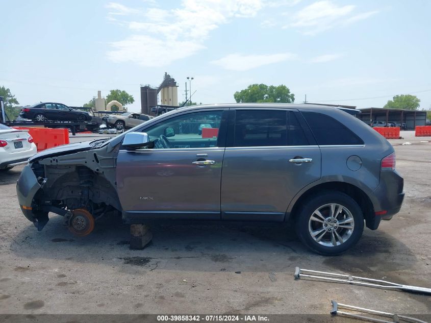 2010 Lincoln Mkx VIN: 2LMDJ8JC0ABJ23299 Lot: 39858342