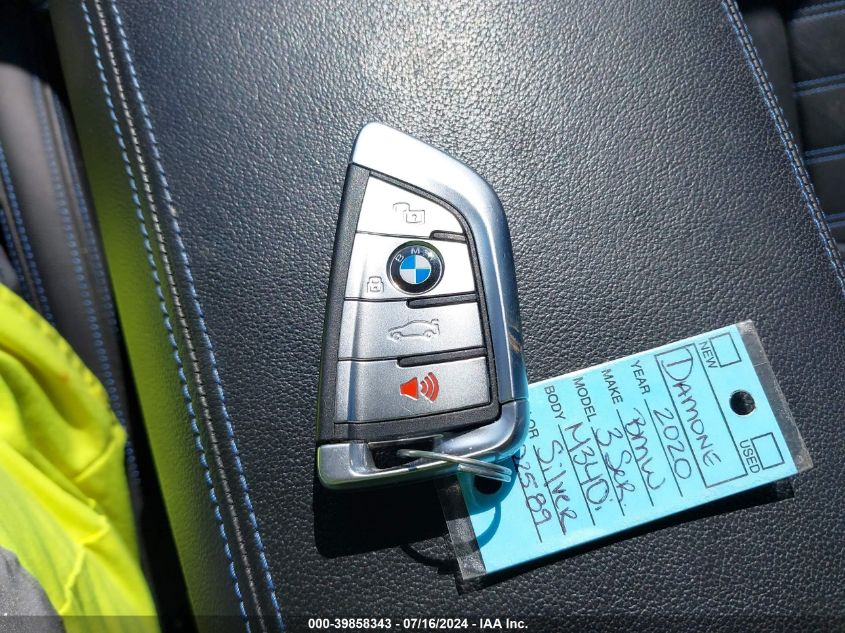 2020 BMW 3 Series M340I xDrive VIN: WBA5U9C03LFH99204 Lot: 39858343