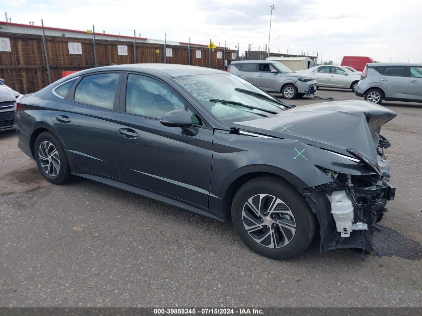 2023 Hyundai Sonata Hybrid Blue VIN: KMHL24JJXPA077965 Lot: 39858345