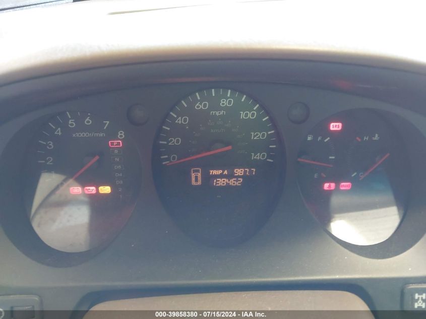 2001 Acura Mdx VIN: 2HNYD18601H510457 Lot: 39858380