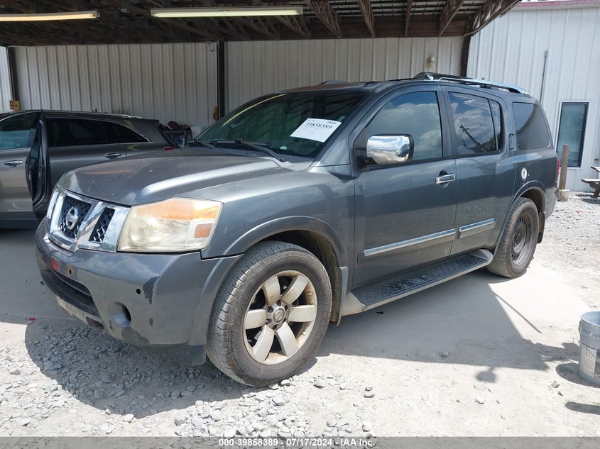 2010 Nissan Armada Titanium VIN: 5N1BA0ND4AN617743 Lot: 39858389