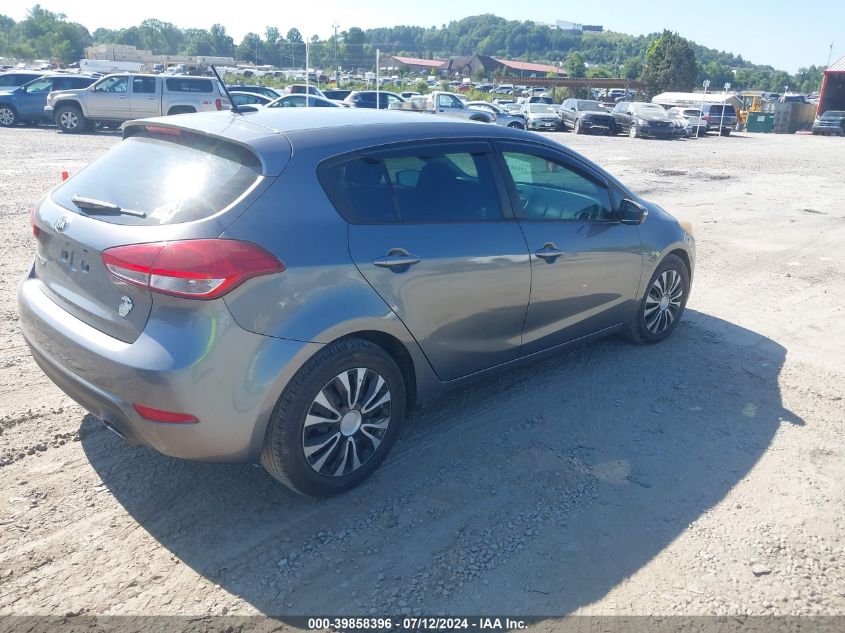 KNAFK5A87G5654638 | 2016 KIA FORTE