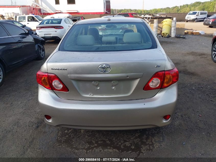 2010 Toyota Corolla Le VIN: 2T1BU4EE9AC251504 Lot: 39858410