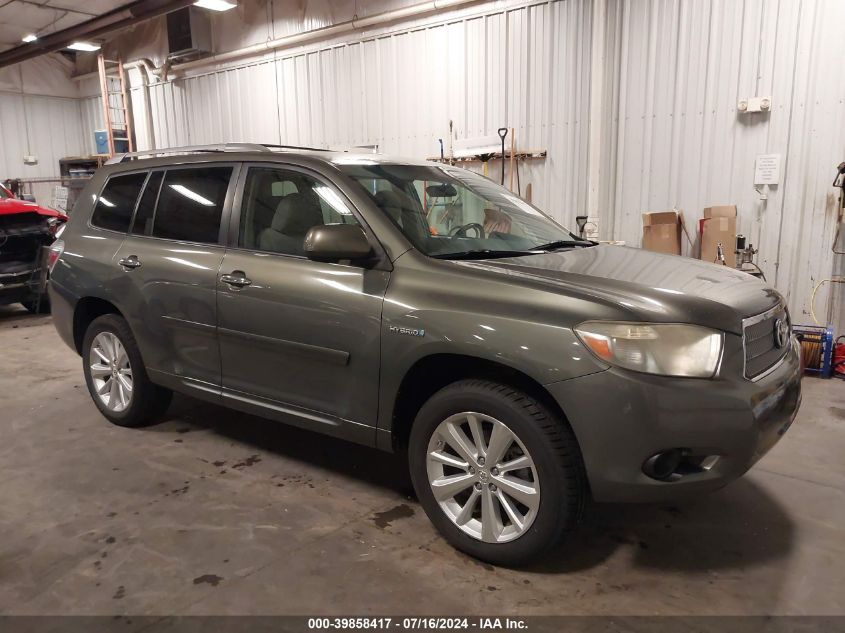 2008 Toyota Highlander Hybrid VIN: JTEEW41A482005989 Lot: 39858417