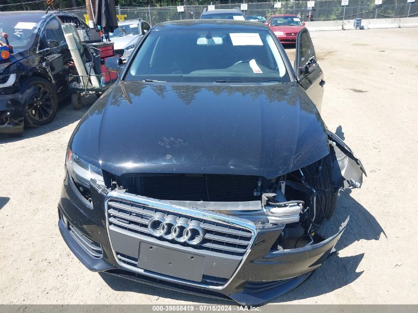 2012 Audi A4 2.0T Premium VIN: WAUBFAFL8CN012495 Lot: 39858419