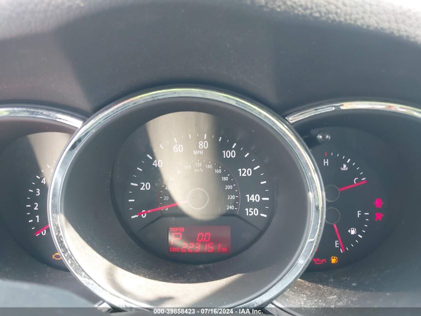 2012 Kia Sorento Lx VIN: 5XYKTCA67CG277781 Lot: 39858423