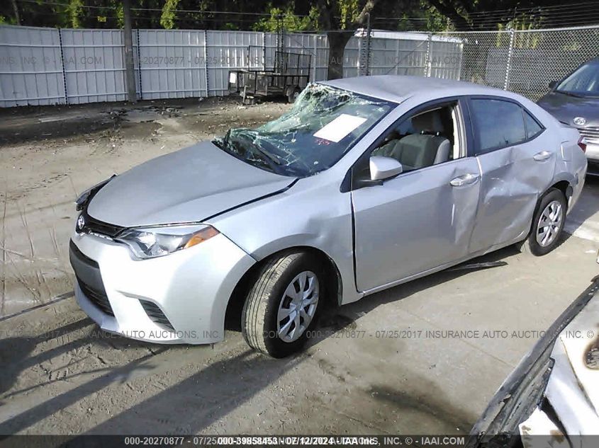 5YFBURHE5GP409399 2016 TOYOTA COROLLA - Image 2