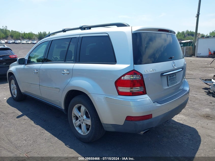 2007 Mercedes-Benz Gl 450 4Matic VIN: 4JGBF71E87A270104 Lot: 39858466