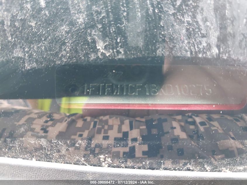 2011 Ford F-150 Xlt VIN: 1FTFW1CF1BKD10275 Lot: 39858472