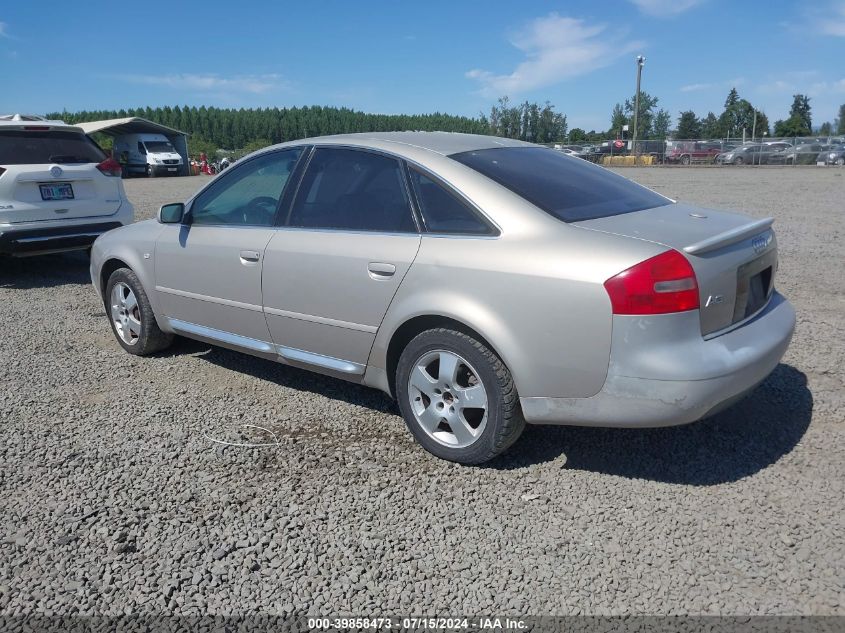 2000 Audi A6 2.7T VIN: WAUED54B0YN058169 Lot: 39858473