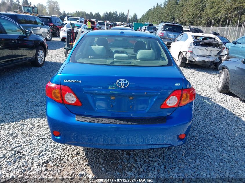 2009 Toyota Corolla Le VIN: JTDBL40E59J038494 Lot: 39858477