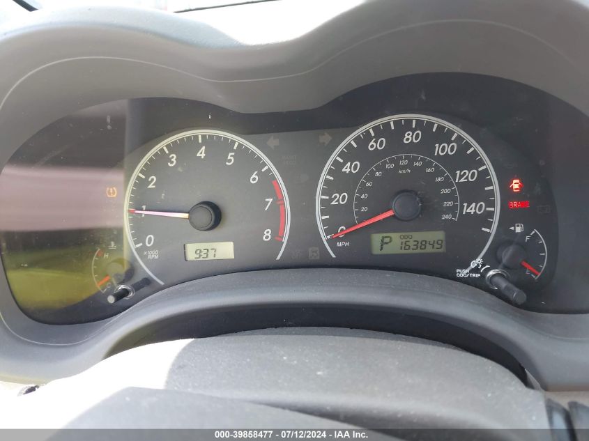 2009 Toyota Corolla Le VIN: JTDBL40E59J038494 Lot: 39858477