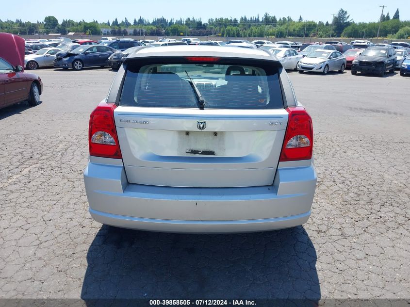 2007 Dodge Caliber Sxt VIN: 1B3HB48B87D508358 Lot: 39858505