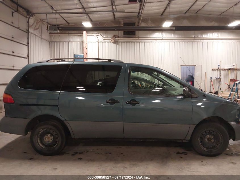 2000 Toyota Sienna Le VIN: 4T3ZF13C2YU297006 Lot: 39858527
