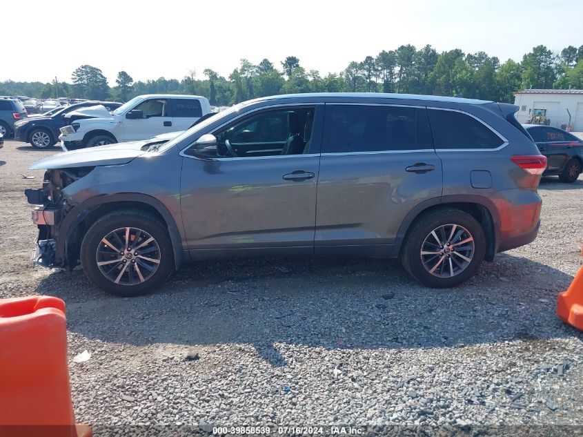 2018 Toyota Highlander Se/Xle VIN: 5TDJZRFH6JS878025 Lot: 39858539