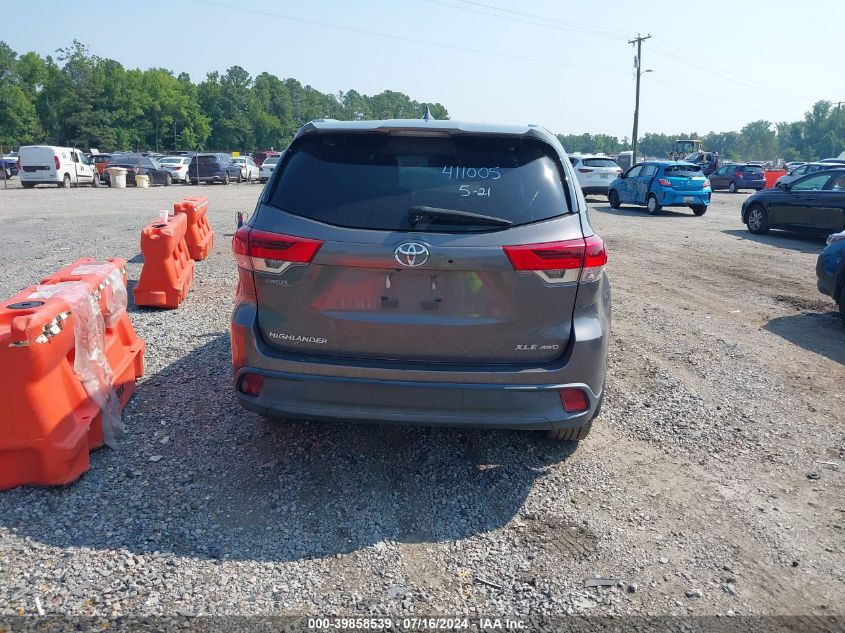 2018 Toyota Highlander Se/Xle VIN: 5TDJZRFH6JS878025 Lot: 39858539