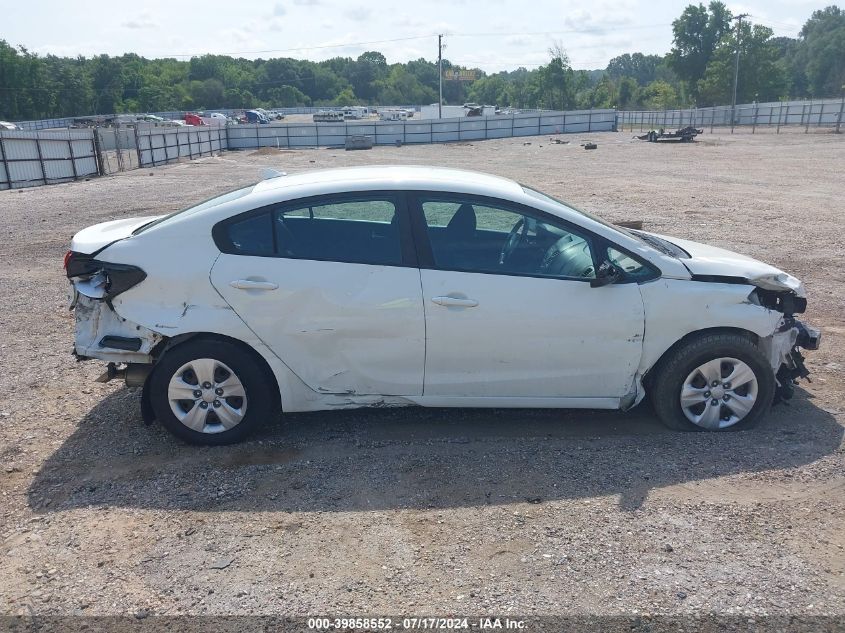 2018 Kia Forte Lx VIN: 3KPFK4A7XJE212727 Lot: 39858552