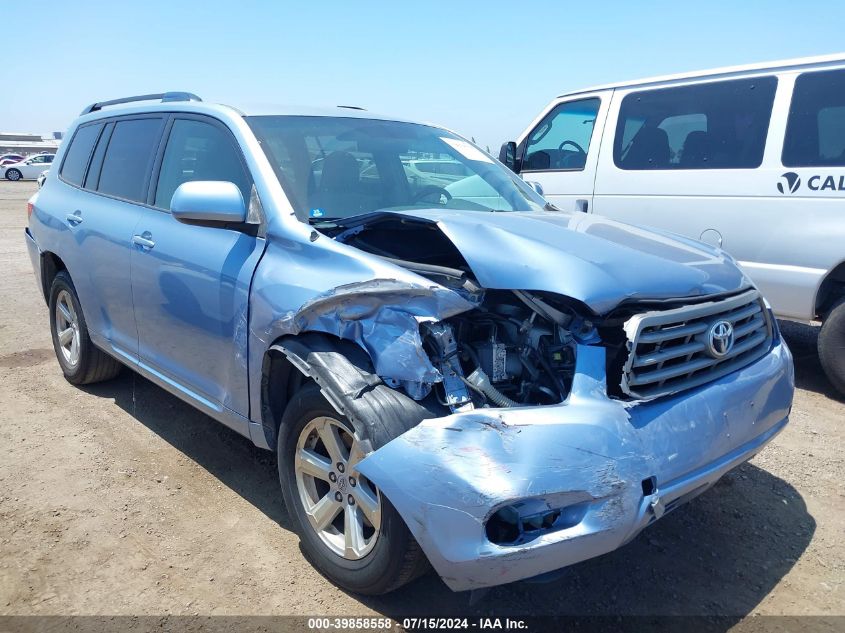 2009 Toyota Highlander VIN: JTEDS41A992072502 Lot: 39858558