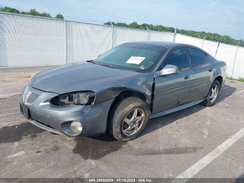 2004 Pontiac Grand Prix Gt1 VIN: 2G2WP522841359564 Lot: 40692918