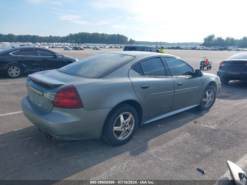 2004 Pontiac Grand Prix Gt1 VIN: 2G2WP522841359564 Lot: 40692918