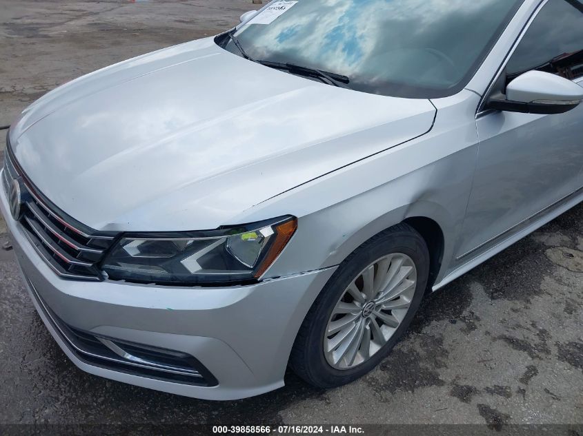 2016 Volkswagen Passat 1.8T Se VIN: 1VWBT7A36GC008644 Lot: 39858566