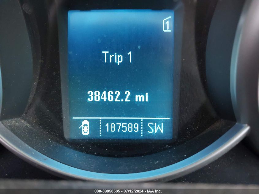 2011 Chevrolet Cruze Eco VIN: 1G1PK5S92B7249551 Lot: 39858585