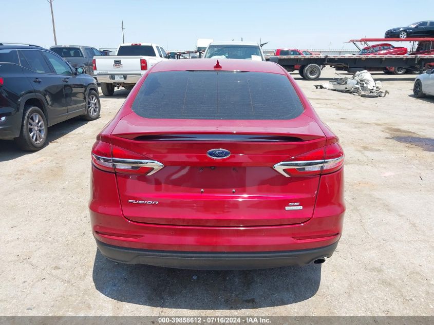 2020 Ford Fusion Se VIN: 3FA6P0HD6LR252357 Lot: 39858612