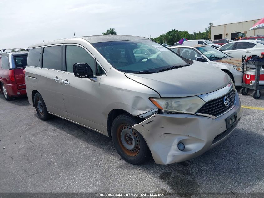 2012 Nissan Quest S VIN: JN8AE2KP0C9033600 Lot: 39858644