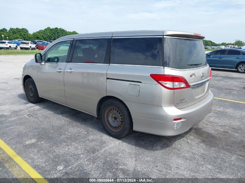 2012 Nissan Quest S VIN: JN8AE2KP0C9033600 Lot: 39858644