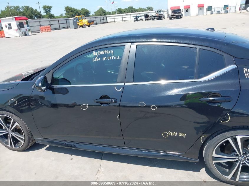 2021 Nissan Sentra Sr Xtronic Cvt VIN: 3N1AB8DV0MY210339 Lot: 39858689