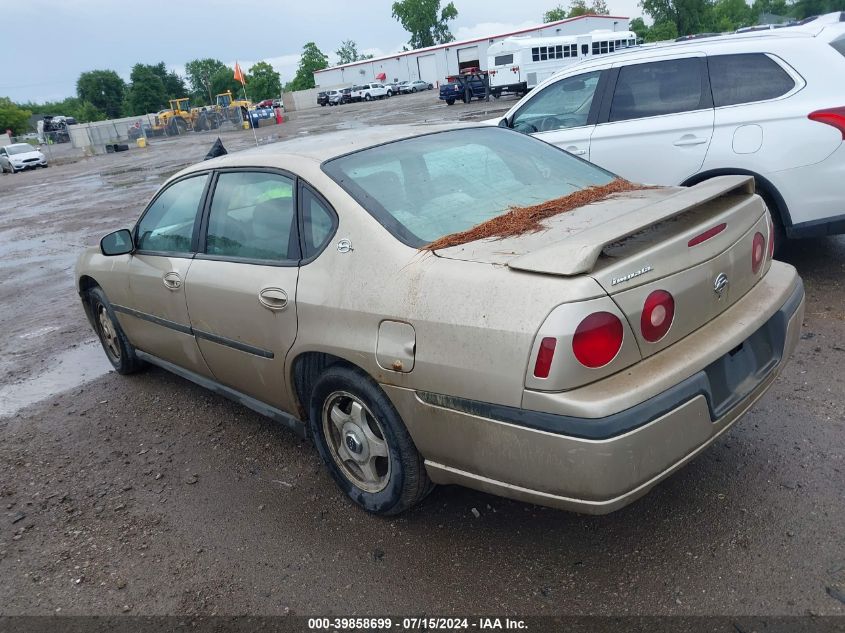 2G1WF52EX49437605 | 2004 CHEVROLET IMPALA