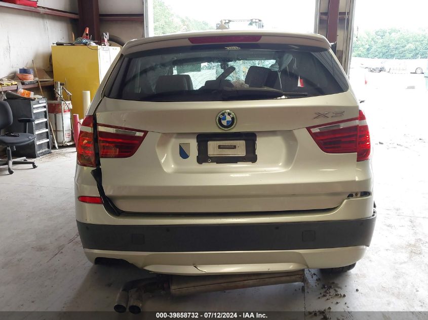 2012 BMW X3 xDrive28I VIN: 5UXWX5C53CL728715 Lot: 39858732