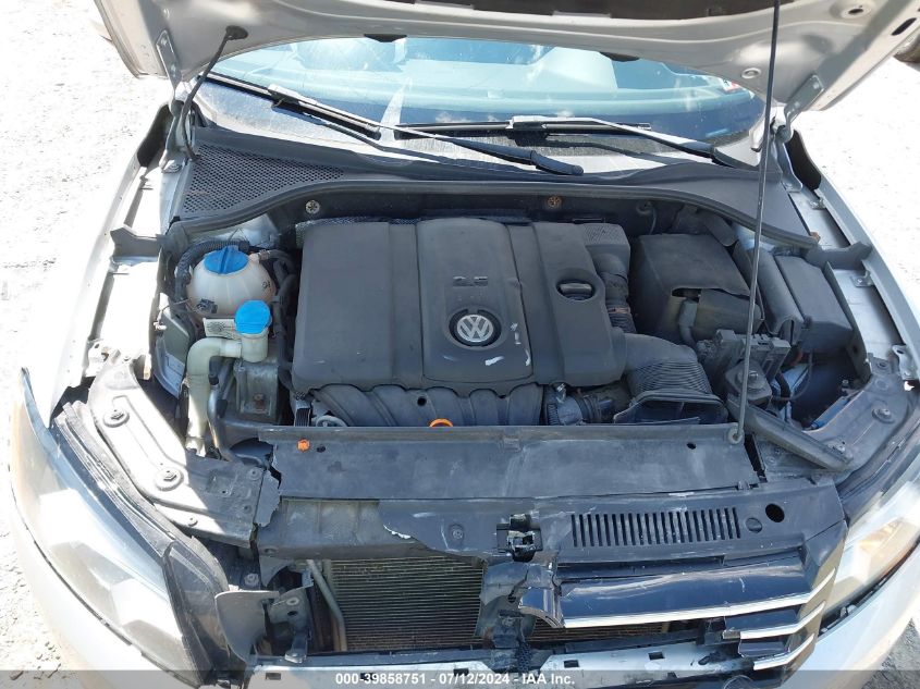 2012 Volkswagen Passat 2.5L Se VIN: 1VWBP7A35CC064153 Lot: 39858751