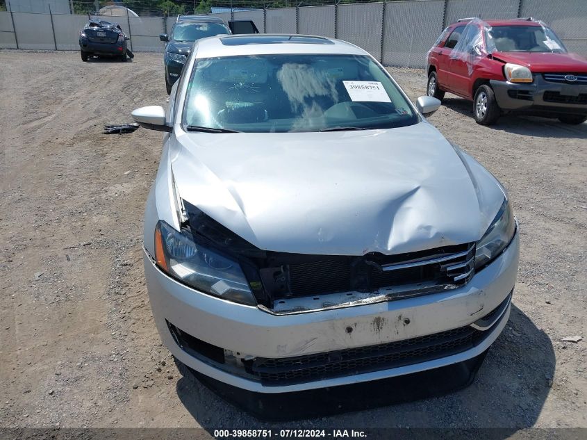 2012 Volkswagen Passat 2.5L Se VIN: 1VWBP7A35CC064153 Lot: 39858751