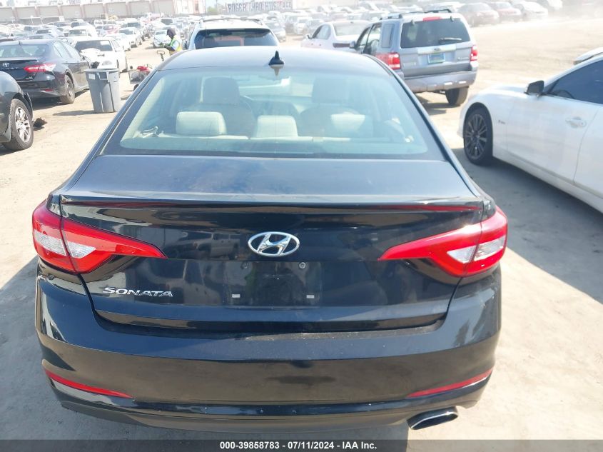 2017 Hyundai Sonata Se VIN: 5NPE24AF4HH499068 Lot: 39858783