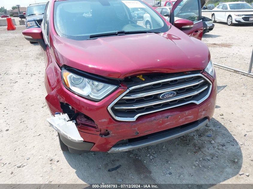 VIN MAJ3P1VE6JC222390 2018 FORD ECOSPORT TITANIUM