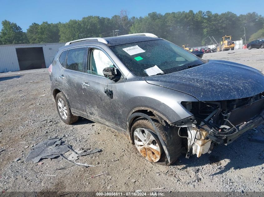 2016 Nissan Rogue S/Sl/Sv VIN: 5N1AT2MV5GC854693 Lot: 39858811