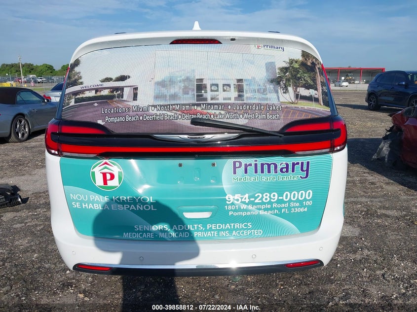 2022 CHRYSLER PACIFICA TOURING L - 2C4RC1BG1NR107196