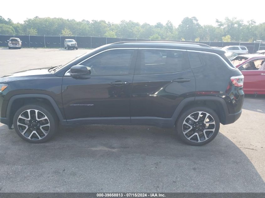 2021 Jeep Compass Limited 4X4 VIN: 3C4NJDCB7MT590116 Lot: 39858813