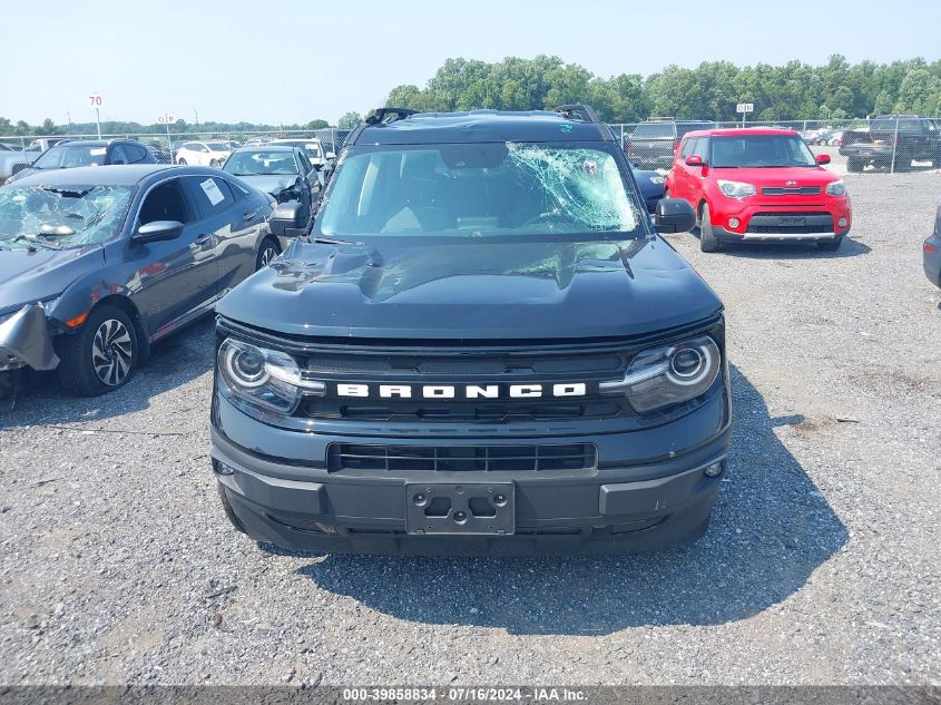 2021 Ford Bronco Sport Outer Banks VIN: 3FMCR9C6XMRB12703 Lot: 39858834