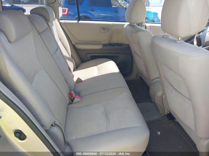 2005 Toyota Highlander V6 VIN: JTEDP21A850087262 Lot: 39858840