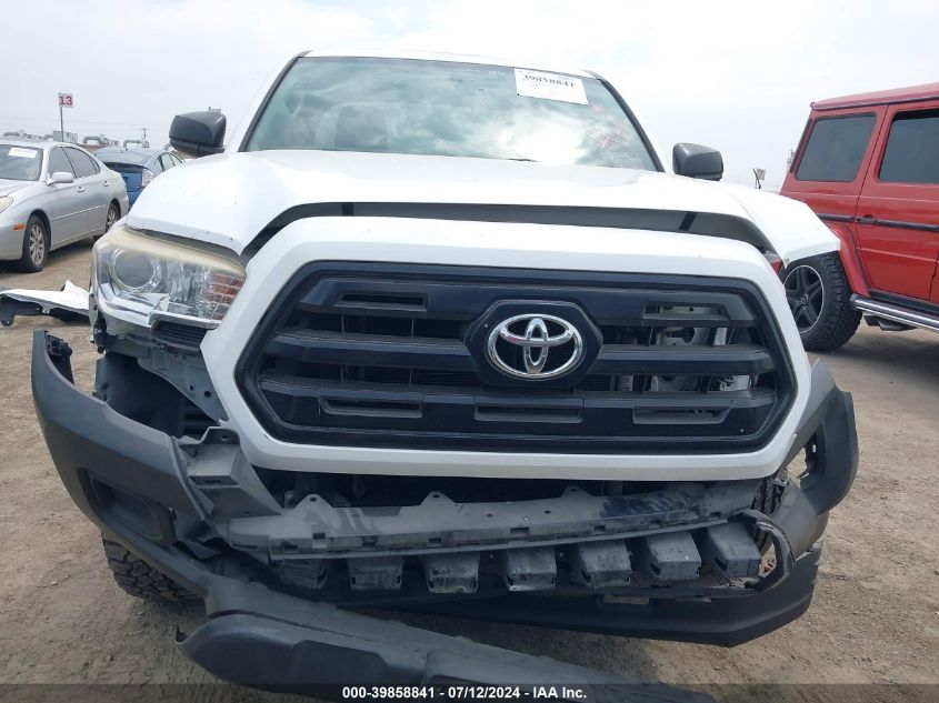 2016 Toyota Tacoma Sr VIN: 5TFRX5GN8GX062748 Lot: 39858841