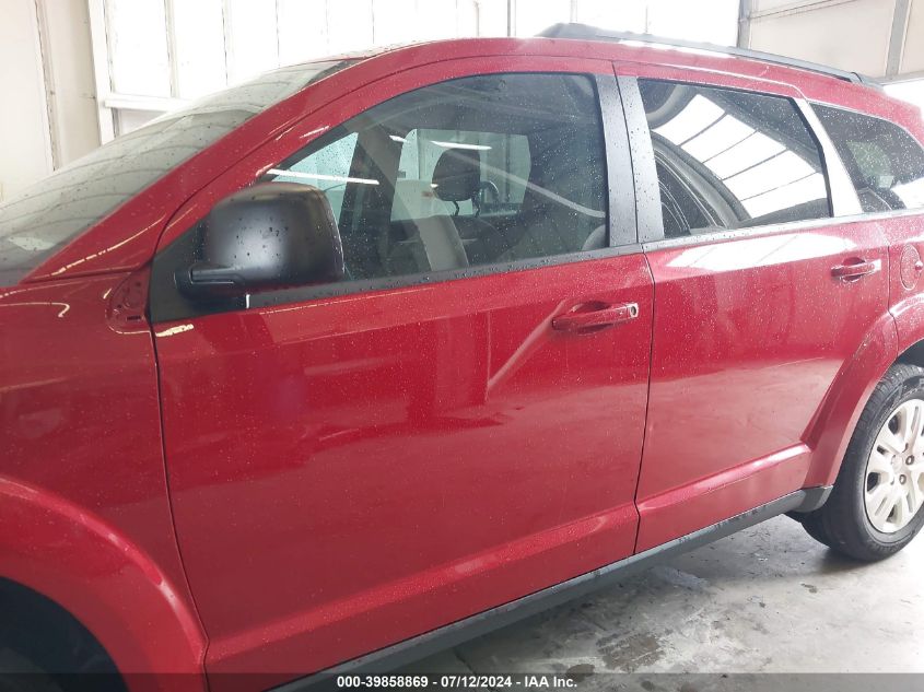 2017 Dodge Journey Se VIN: 3C4PDCABXHT559204 Lot: 39858869