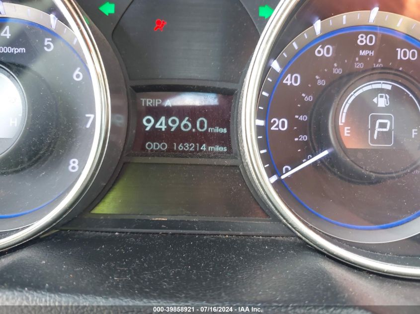 2012 Hyundai Sonata Gls VIN: 5NPEB4AC8CH497208 Lot: 39858921