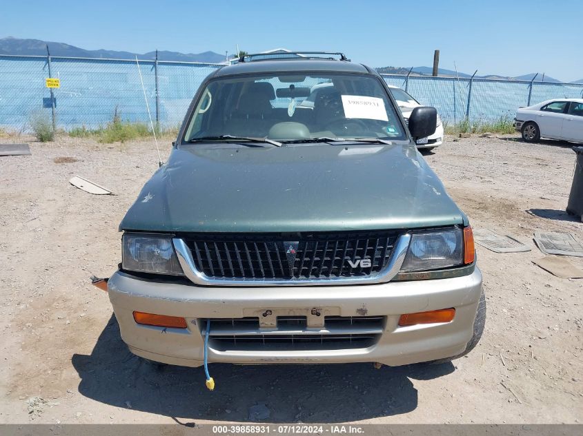 1998 Mitsubishi Montero Sport Ls VIN: JA4MT31P5WP013892 Lot: 39858931